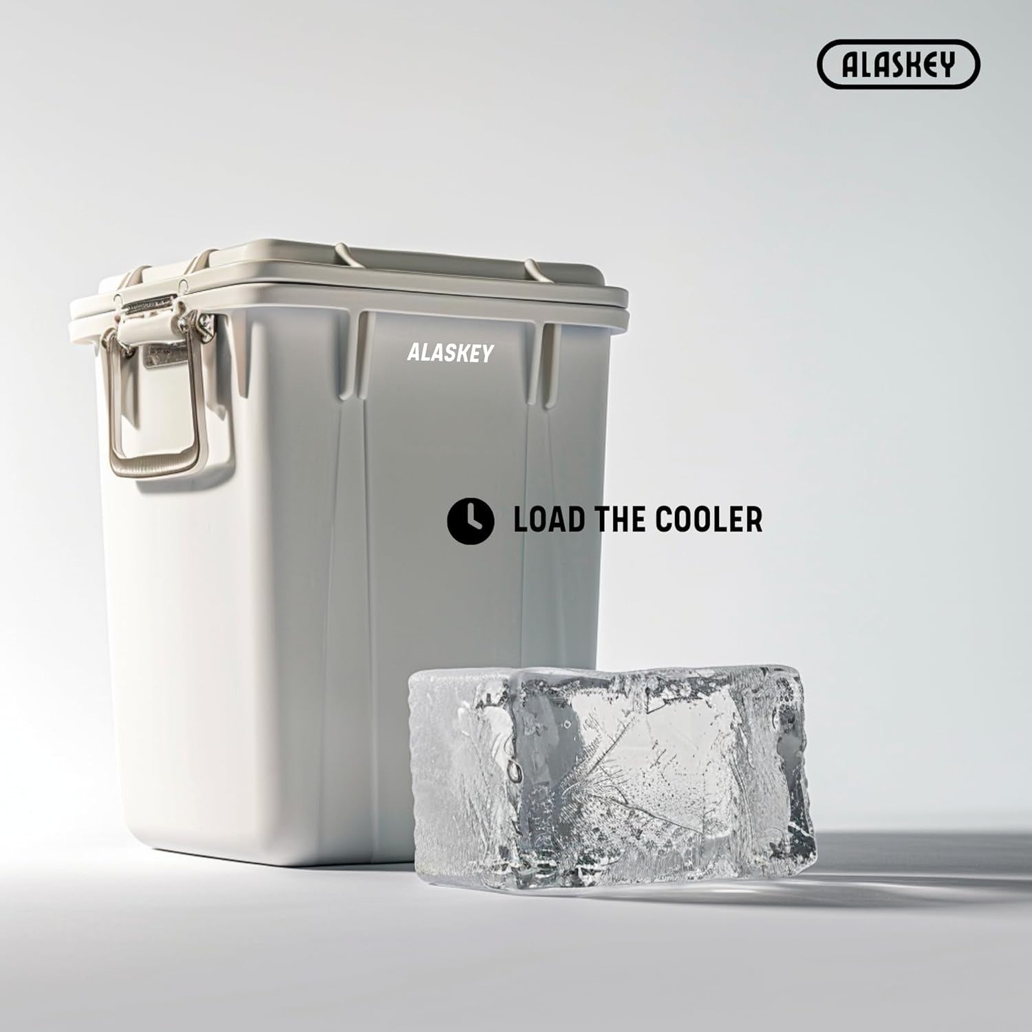 Alaskey® Giant Ice Block Mold 12 lbs (Single) | Create Perfect Reusable Ice Bricks | Professional Silicone Mold for Crafting Extra Large Ice Cubes, Ideal for Ice Baths, Coolers, Bartender Accessories