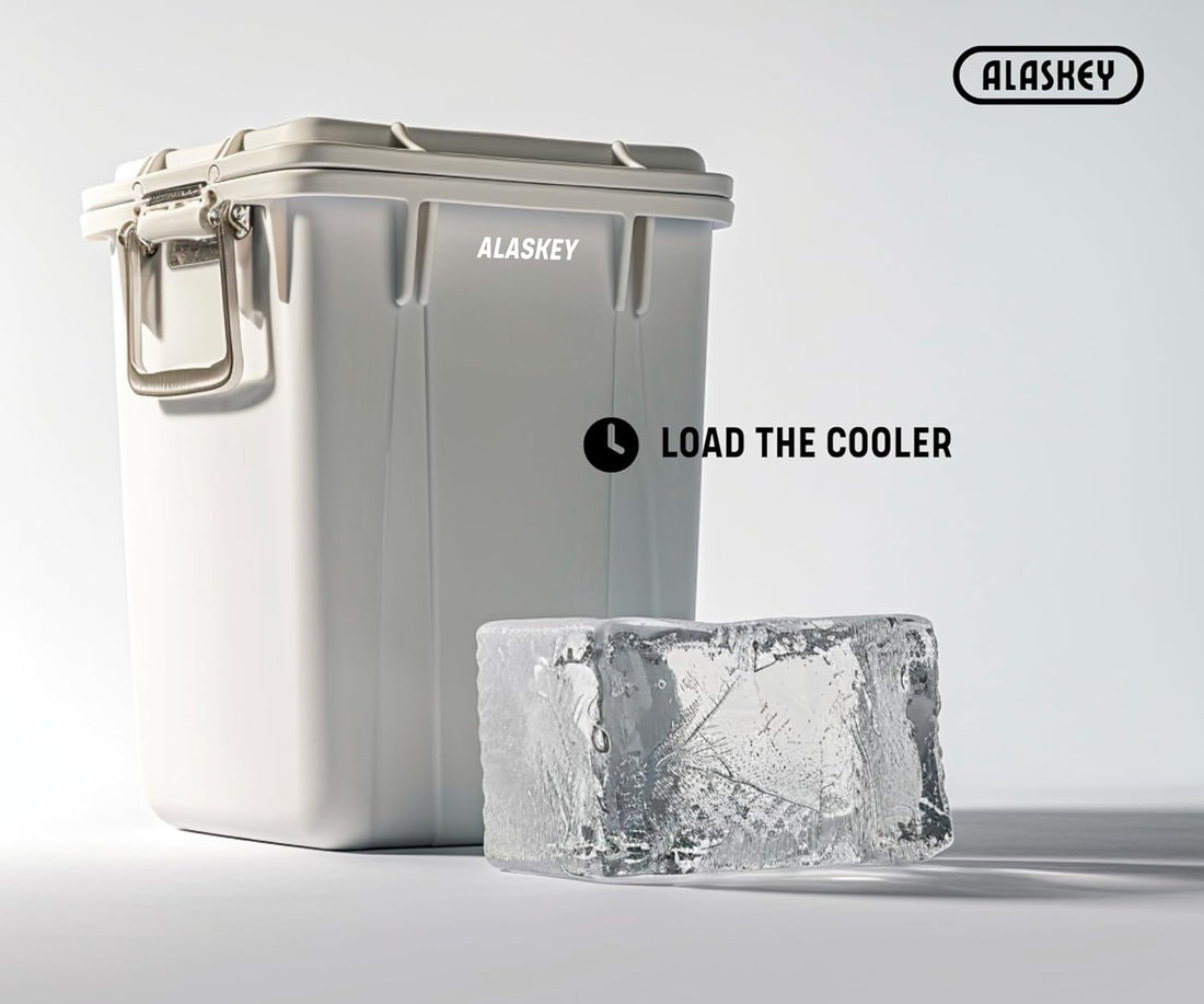 Alaskey® Giant Ice Block Mold 12 lbs With Lid (Single) | Create Perfect Ice Bricks | Professional Silicone Mold for Crafting Extra Large Ice Cubes, Ideal for Ice Baths, Coolers, Bartender Accessories