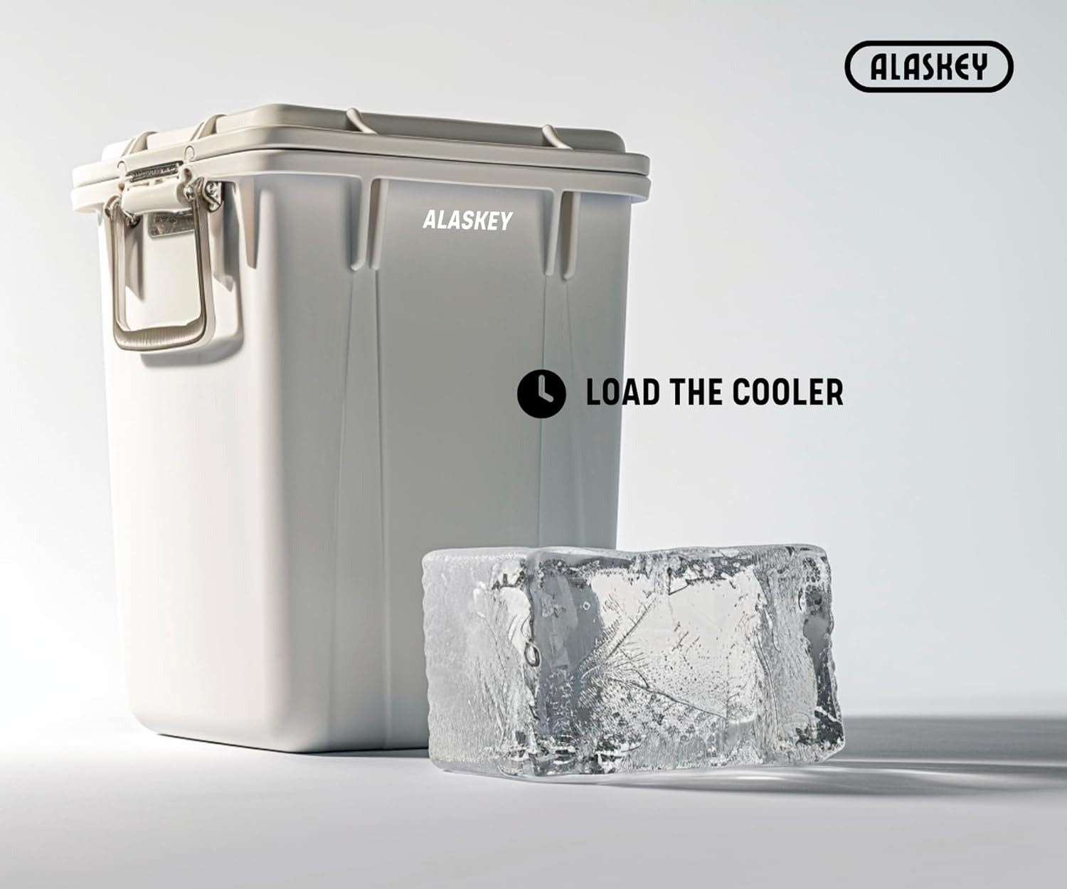 Alaskey® Giant Ice Block Mold 12 lbs With Lid (2-Pack) | Create Perfect Ice Bricks | Professional Silicone Mold for Crafting Extra Large Ice Cubes, Ideal for Ice Baths, Coolers, Bartender Accessories