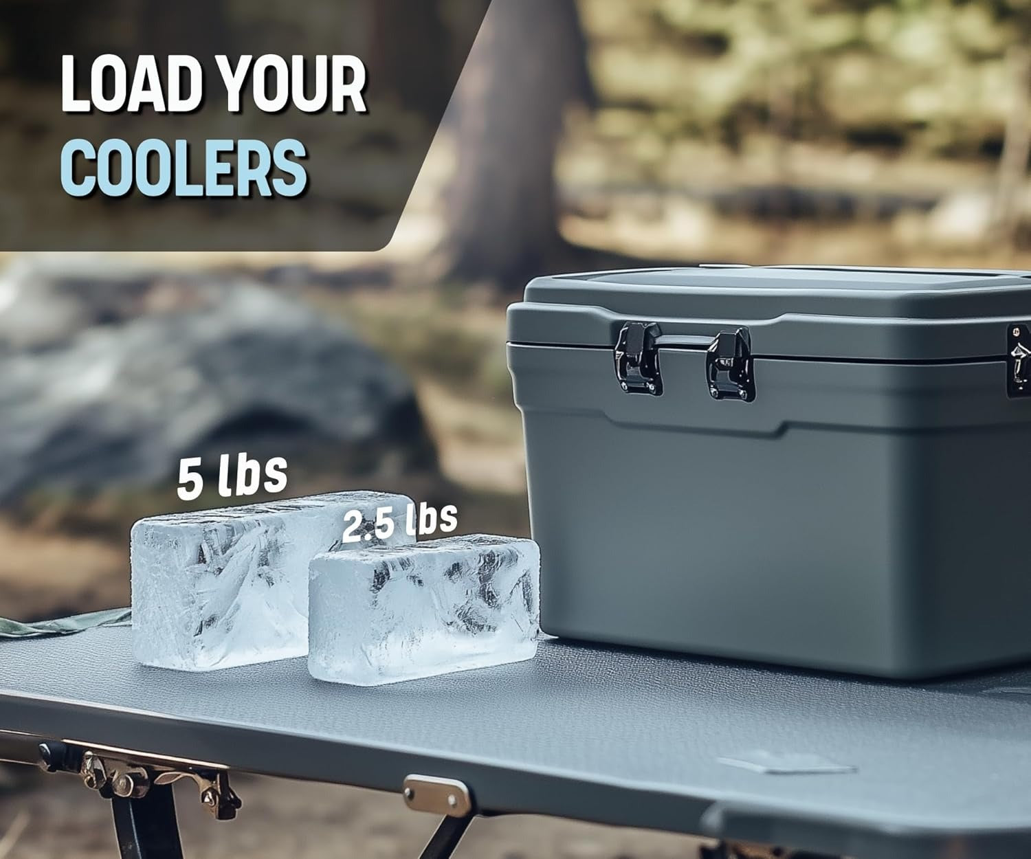 Alaskey® Extra Large Ice Block Mold 2.5 lbs (Single) | Create Perfect Reusable Ice Bricks | Professional Silicone Mold for Crafting Giant Ice Cubes, Ideal for Ice Baths, Coolers, Bartender Accessories