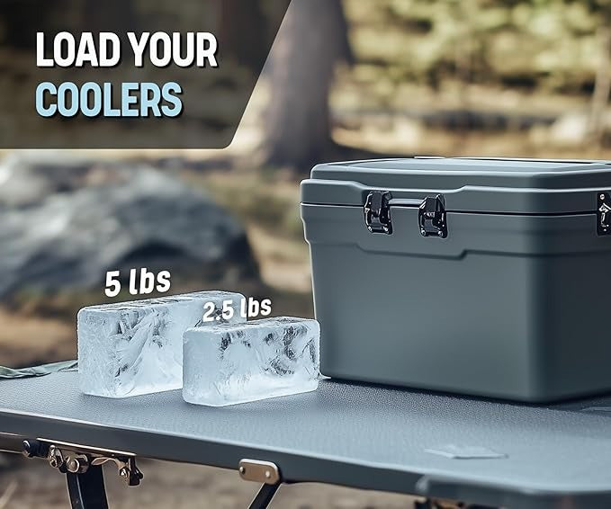 Alaskey® Extra Large Ice Block Mold 5 lbs (Single) | Create Perfect Reusable Ice Bricks | Professional Silicone Mold for Crafting Giant Ice Cubes, Ideal for Ice Baths, Coolers, Bartender Accessories
